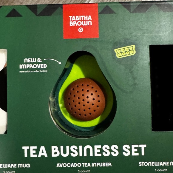 Tabitha Green and Brown Tea Business Set - Picture 2 of 6